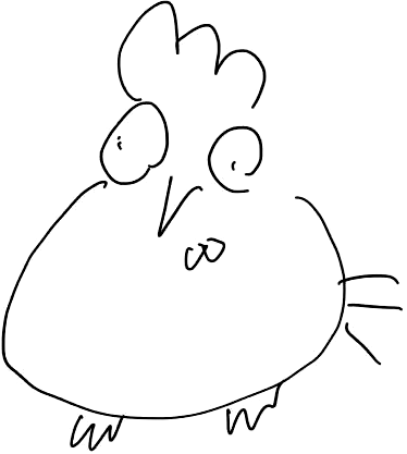 立つ鳥の記号論 ── ゆりの線画